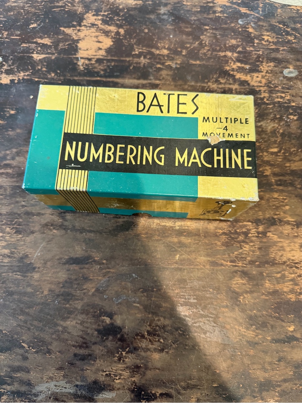 Numbering Machine Box